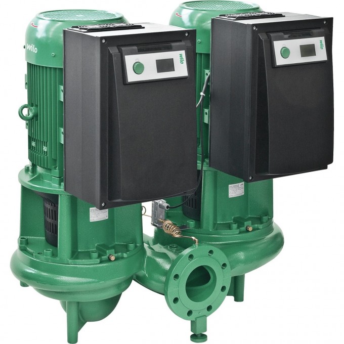 Циркуляционный насос с сухим ротором в исполнении INLINE с фланцевым соединением WILO CRONOTWIN-DL-E 150/260-18,5/4 2153824 2144413