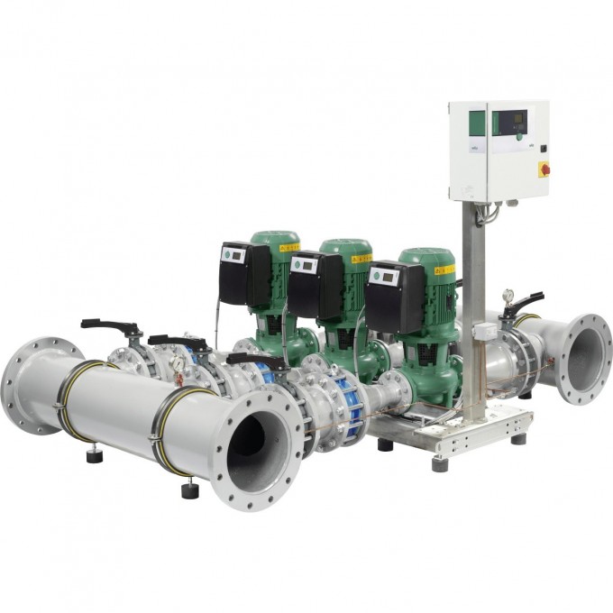 Высокоэффективная, автоматическая, готовая к подключению установка WILO SIFLUX 31-IP-E 80/110-4/2-SC-10-T4 4196556